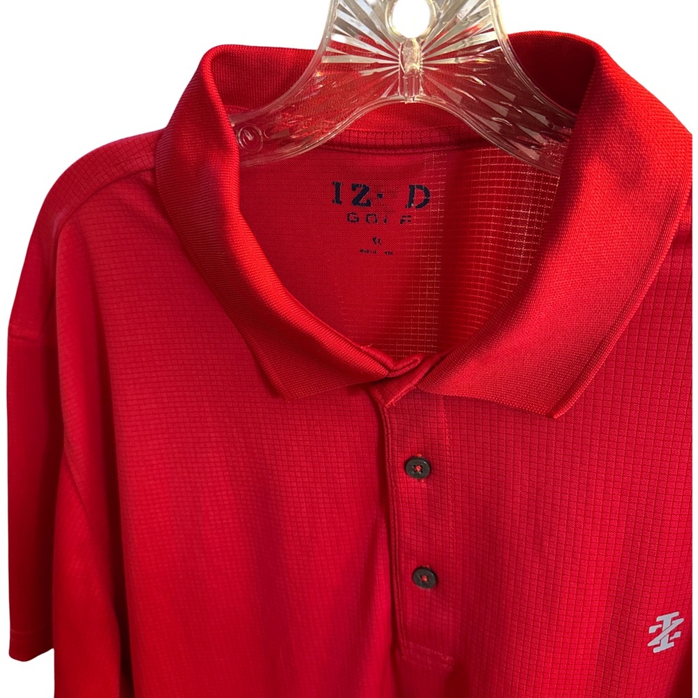 Izod Men's Vibrant Red Polo Shirt